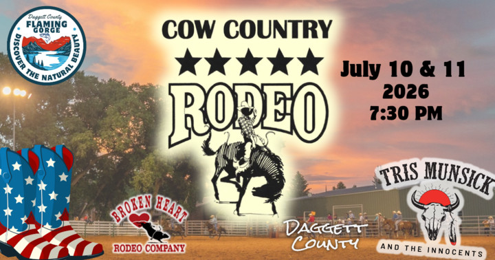 Cow Country Rodeo Returns to Flaming Gorge with Two Nights of Rodeo, Live Music, and Western Tradition