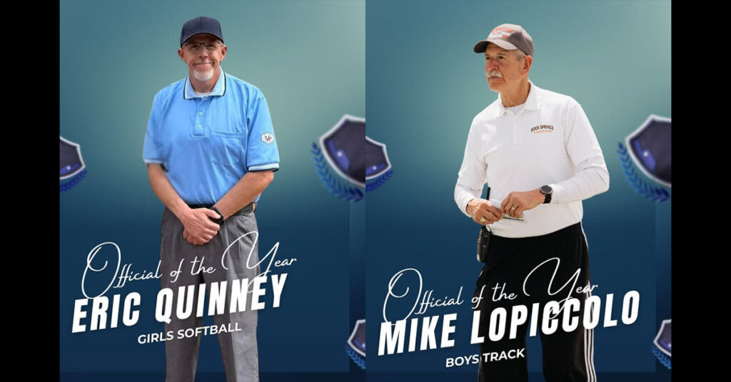 Lopiccolo, Quinney Named Officials of Year