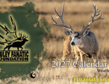 Muley Fanatic Foundation’s Weatherby Edition Calendar Raffle Returns for 2027