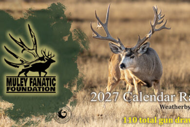 Muley Fanatic Foundation’s Weatherby Edition Calendar Raffle Returns for 2027