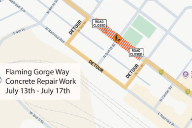 WYDOT Begins Flaming Gorge Way Work Monday