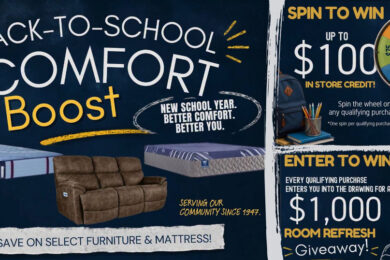 Rush Into Comfort with Rushmore Furniture & Appliance’s Back-to-School Comfort Boost