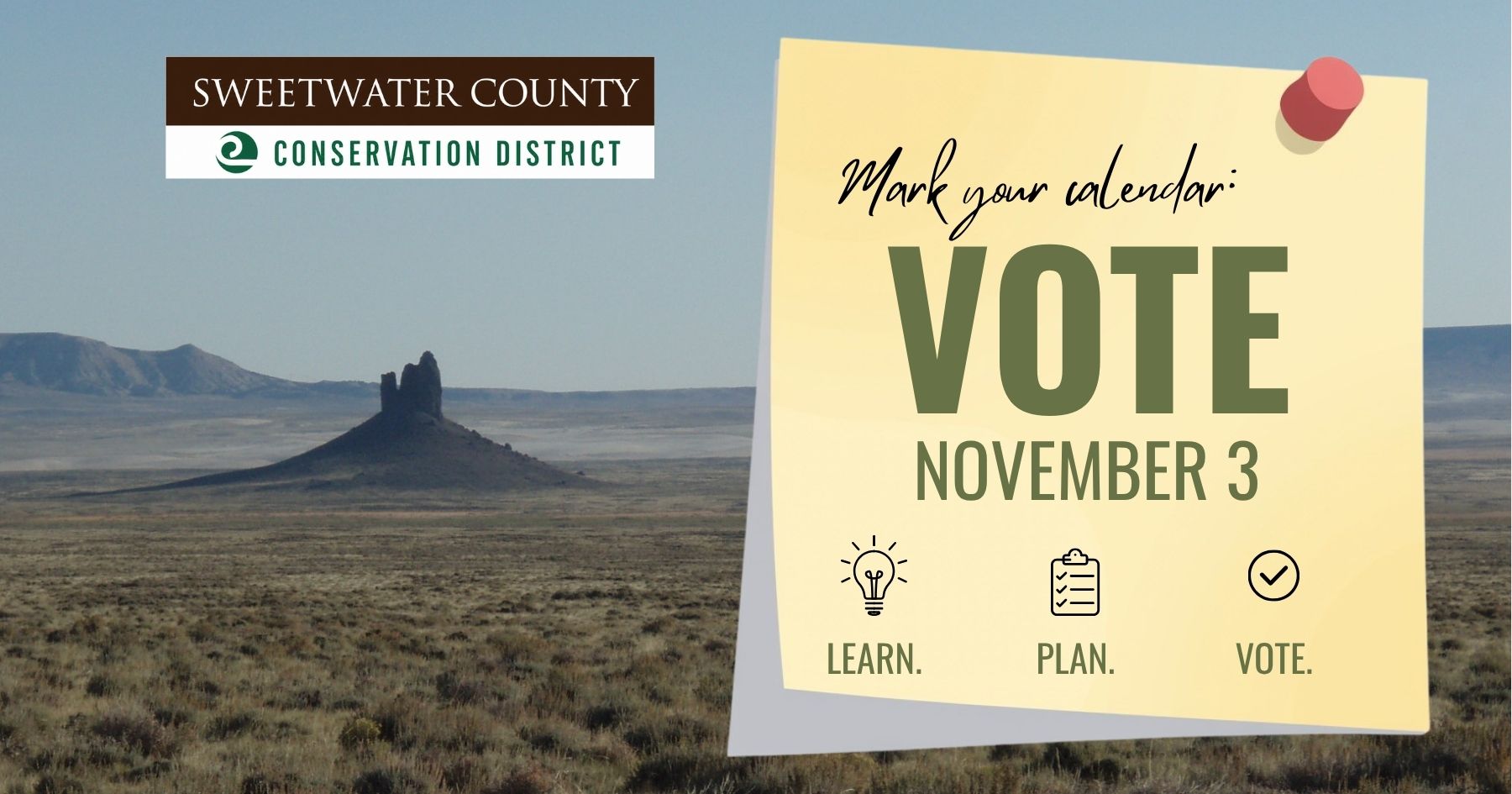 Sweetwater County Conservation District Mill Levy to Appear on November 3 Ballot.