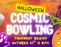 Get Your Costume Ready for Halloween Cosmic Bowling at Green River Bowling Center!